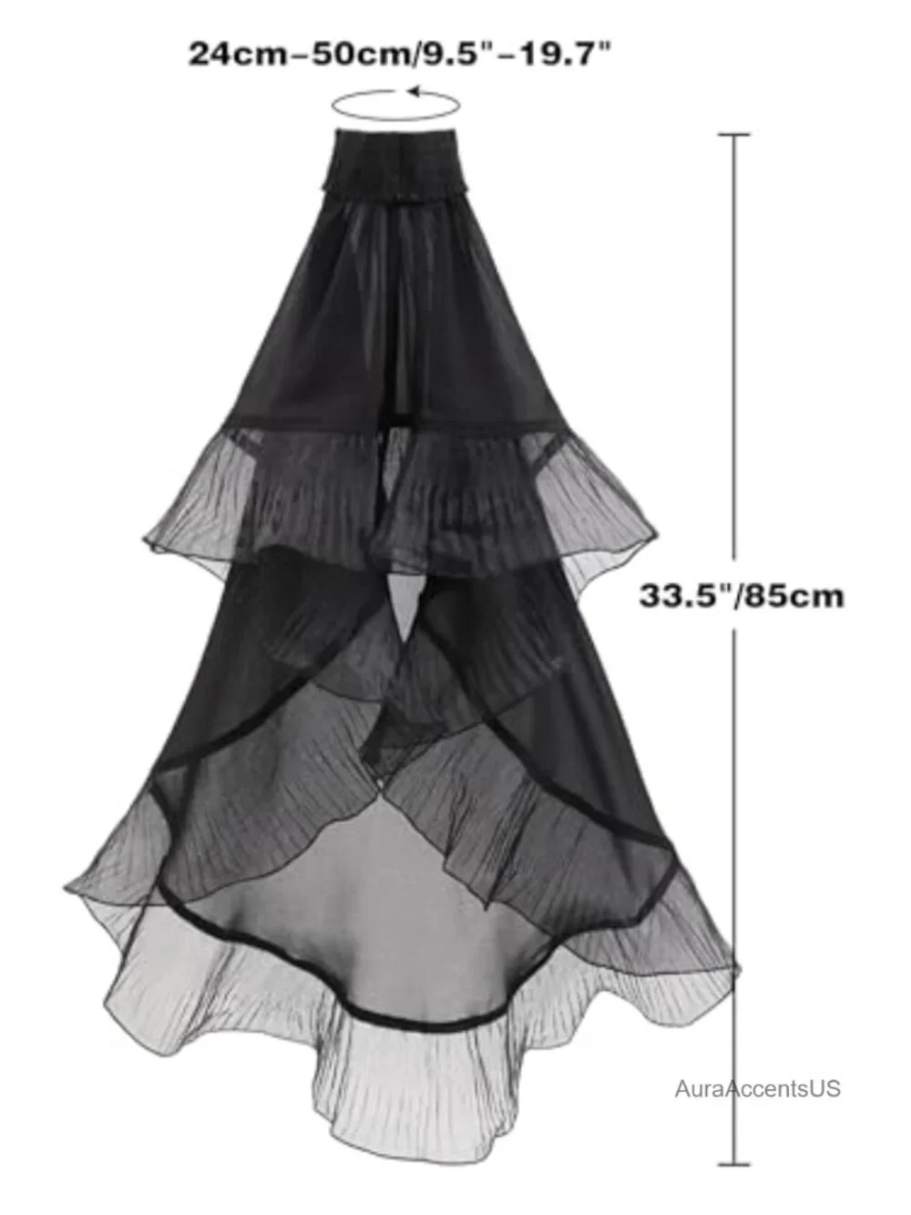 Gothic Tulle Detachable Sleeve Lace Arm Band Gloves